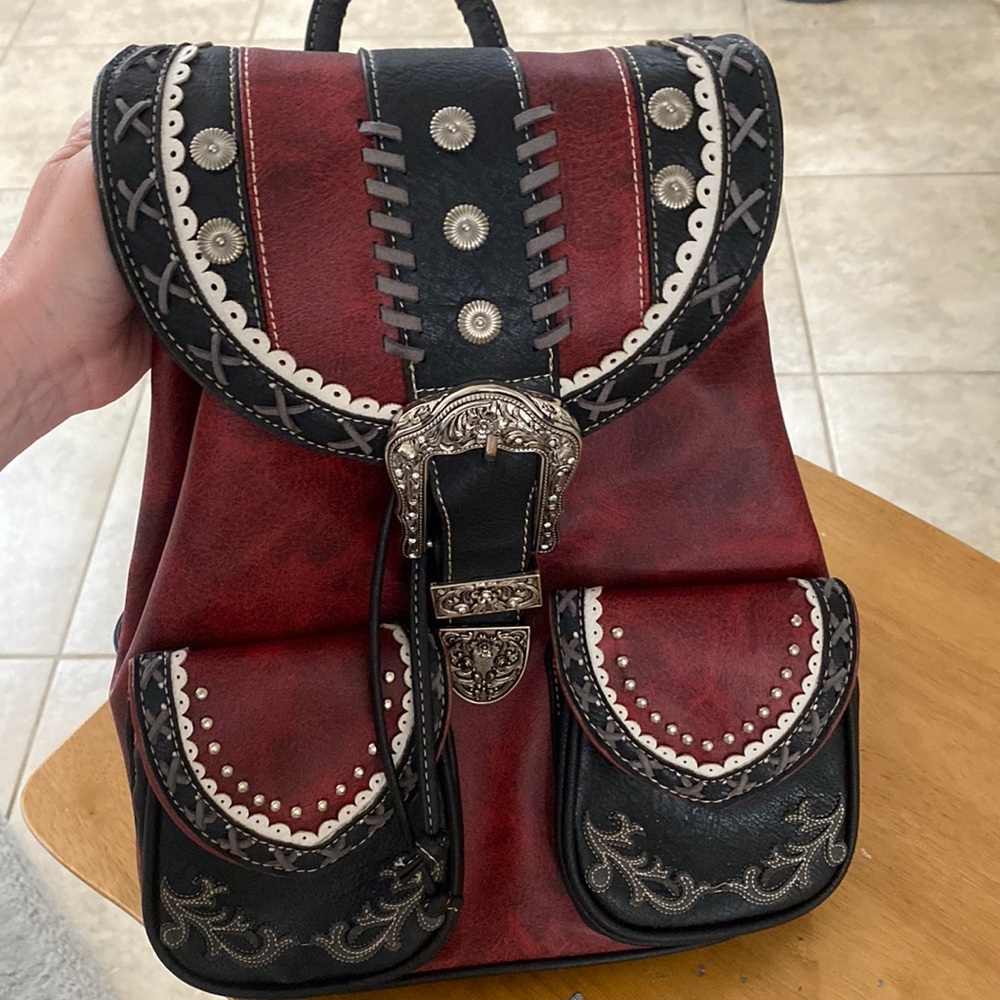 NWOT Western inspired backpack